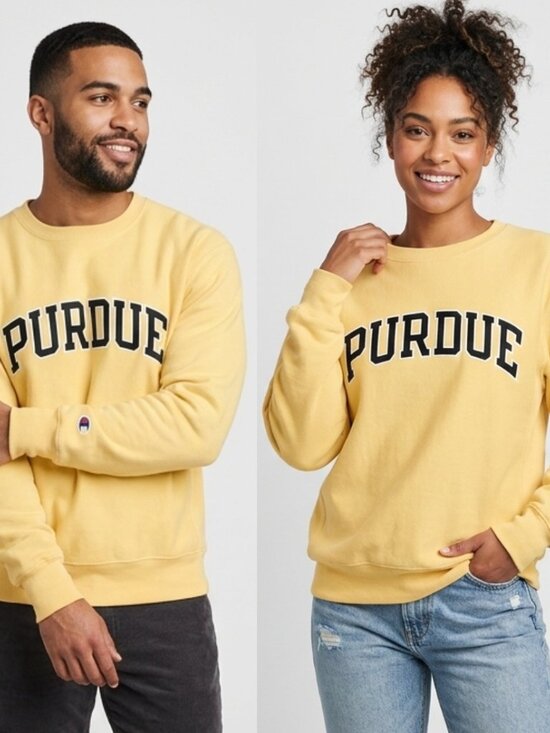 Champion Other - Vintage Champion Purdue Yellow Sweatshirt Crew Neck Loungewear Unisex Size S